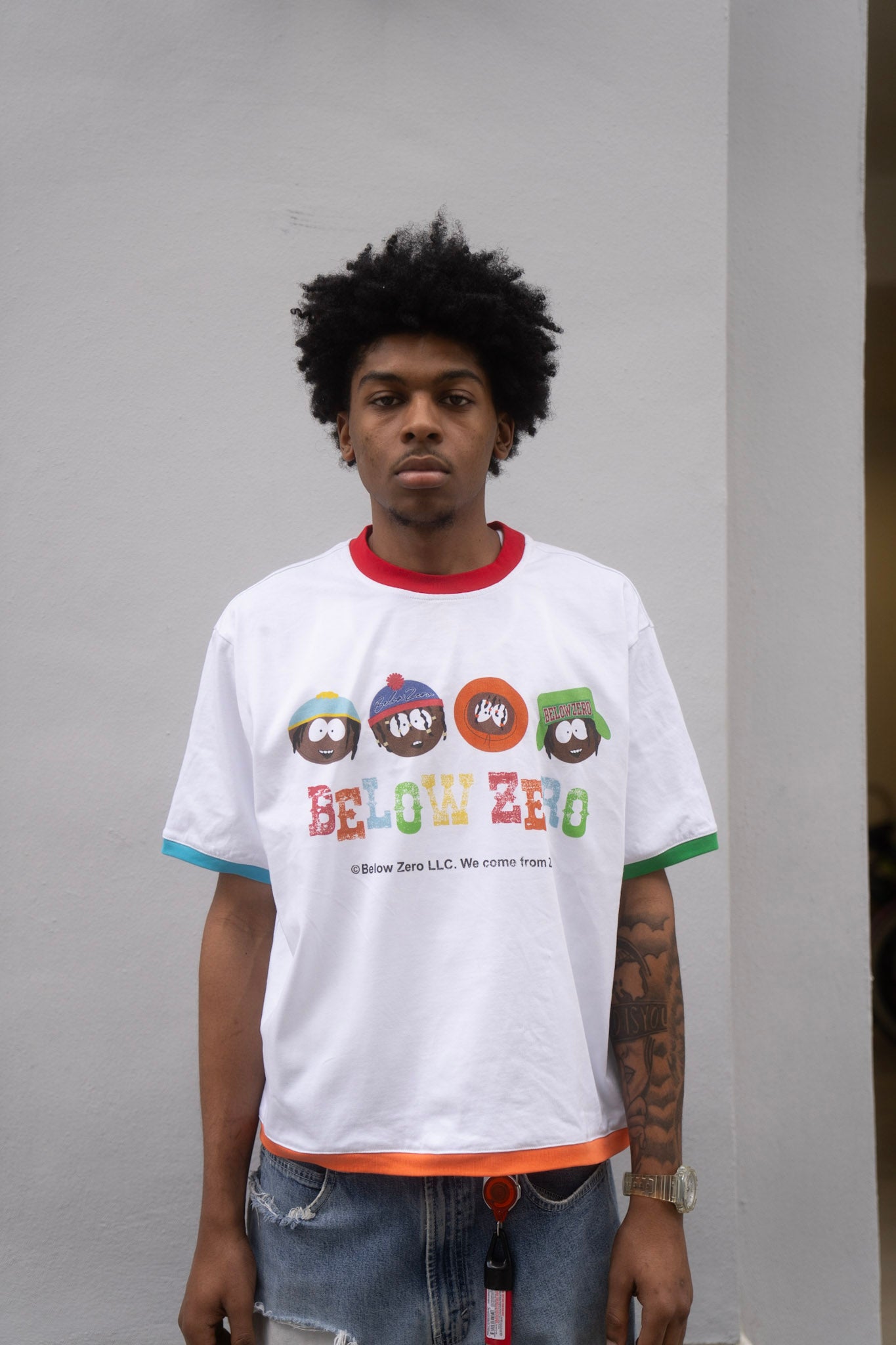 BZ MULTI-COLOR "SOUTH DARK" TEE