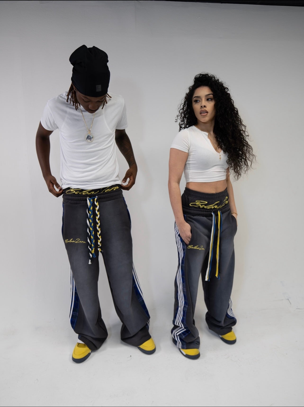 DOUBLE WAIST SWEAT PANTS