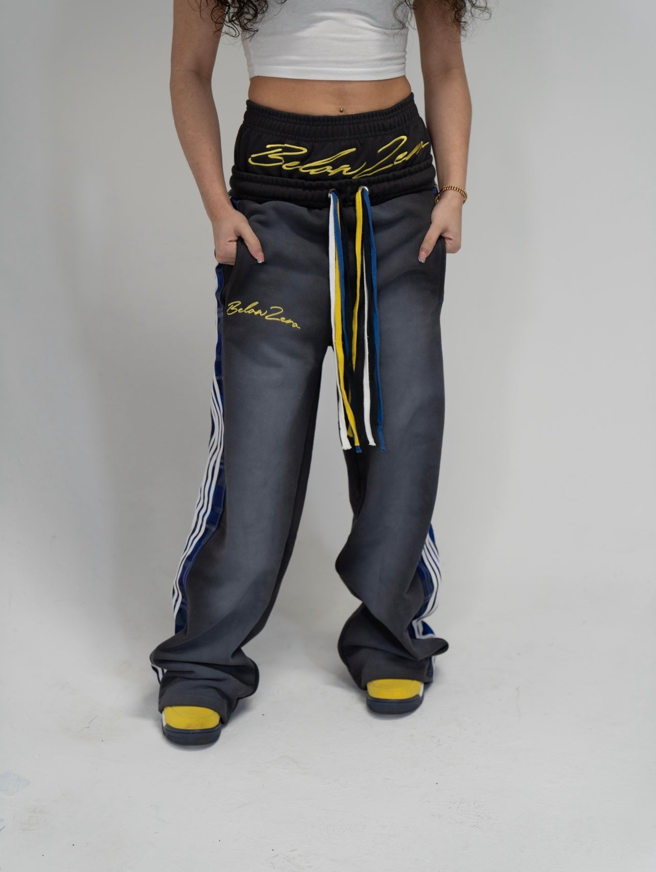 DOUBLE WAIST SWEAT PANTS