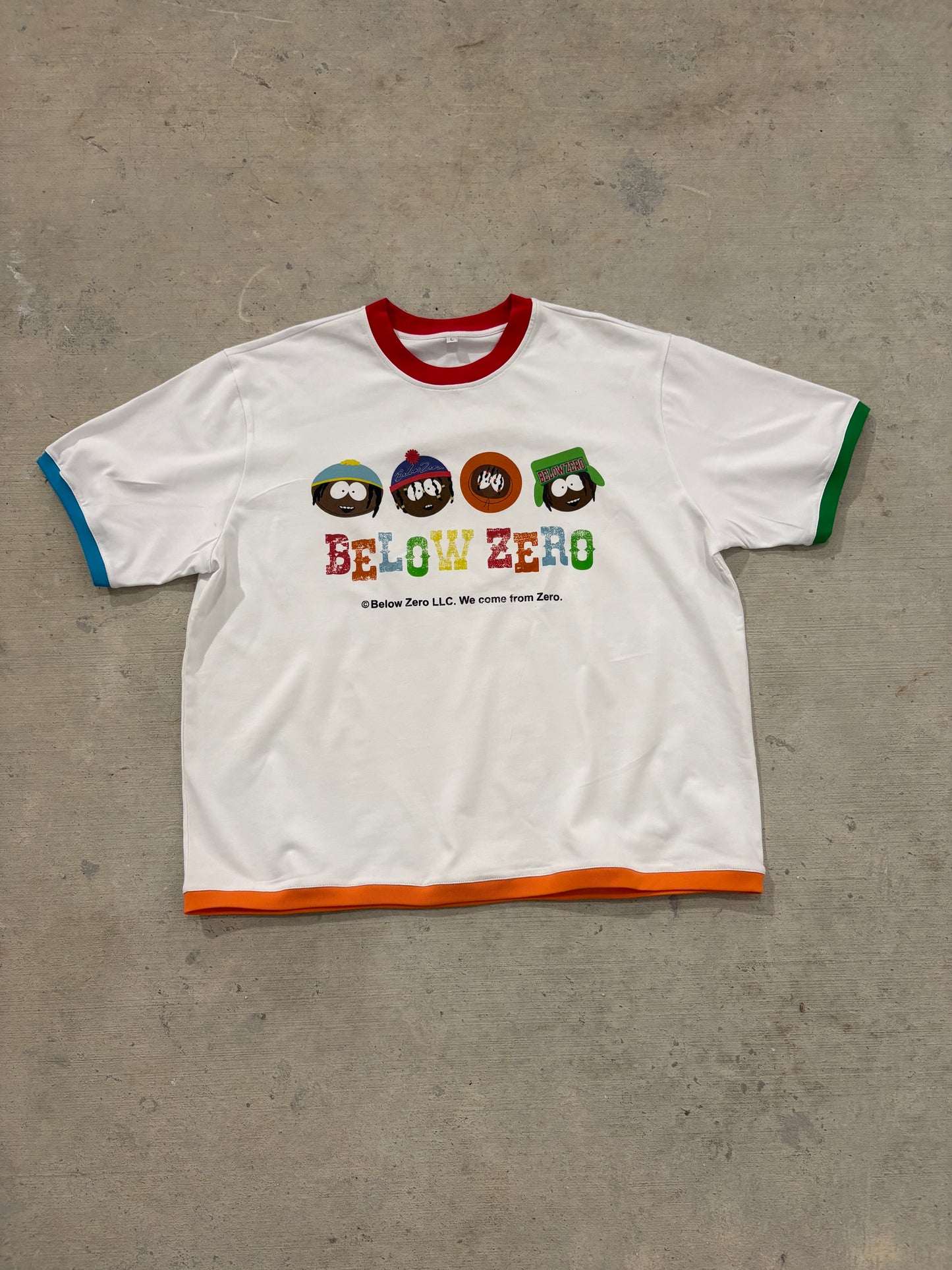 BZ MULTI-COLOR "SOUTH DARK" TEE