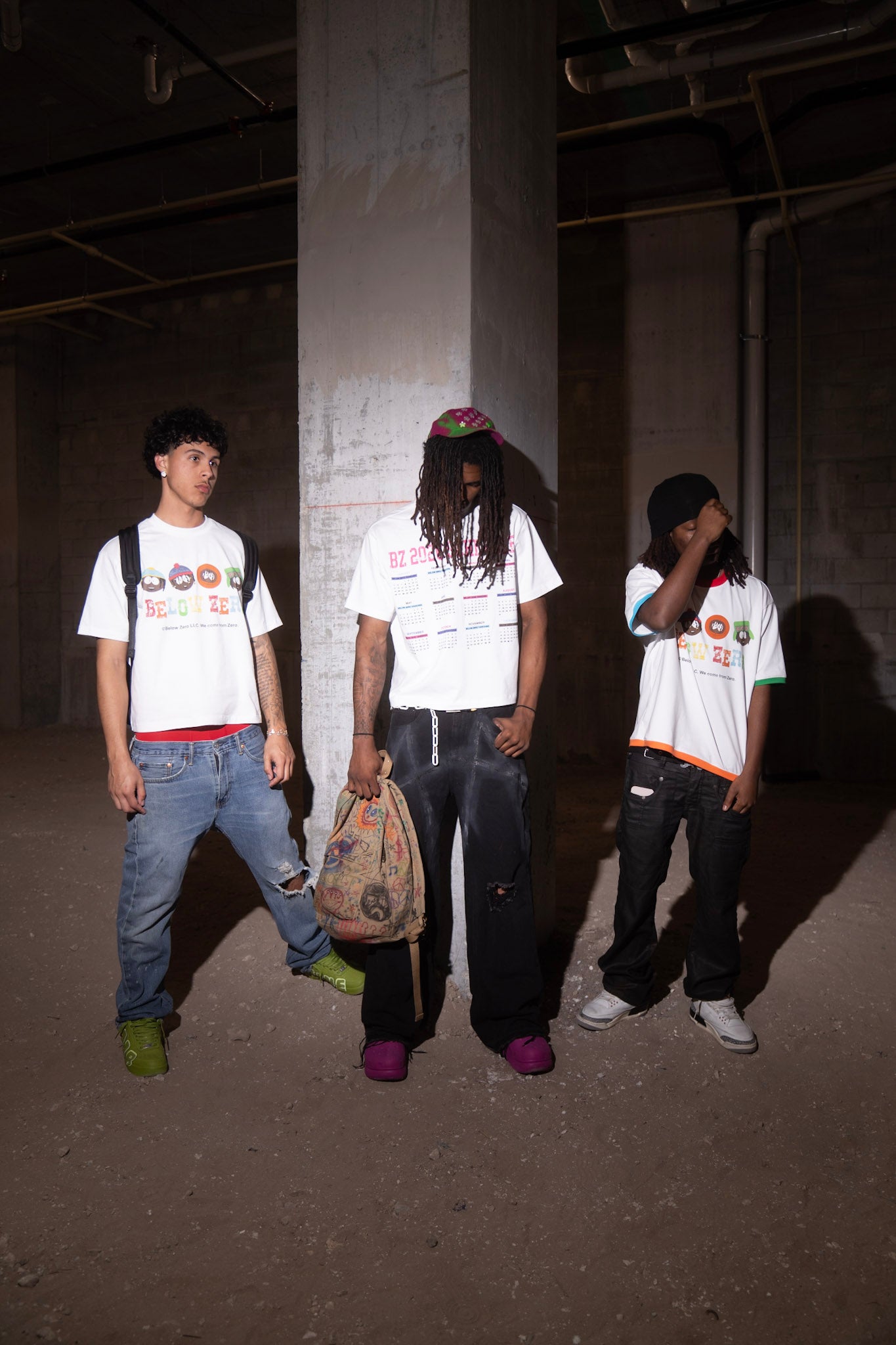 BZ MULTI-COLOR "SOUTH DARK" TEE