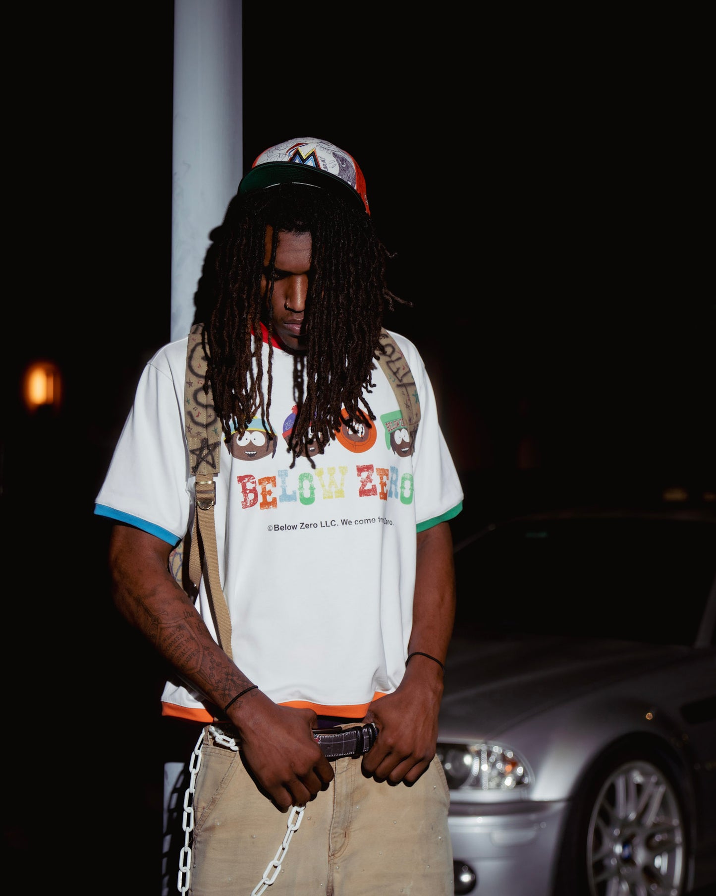 BZ MULTI-COLOR "SOUTH DARK" TEE
