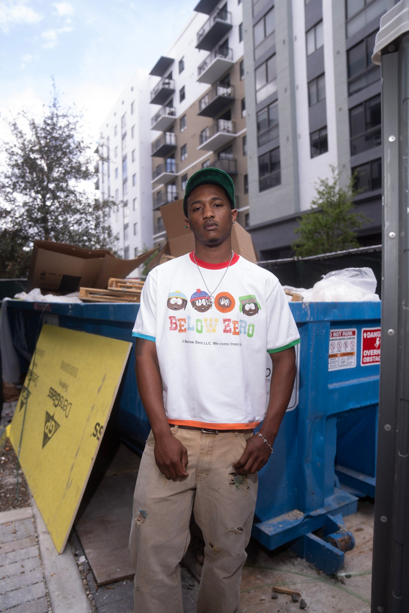 BZ MULTI-COLOR "SOUTH DARK" TEE